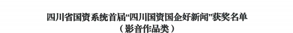 四川省尊龙集团荣获首届“四川国资国企好新闻”银铜两奖