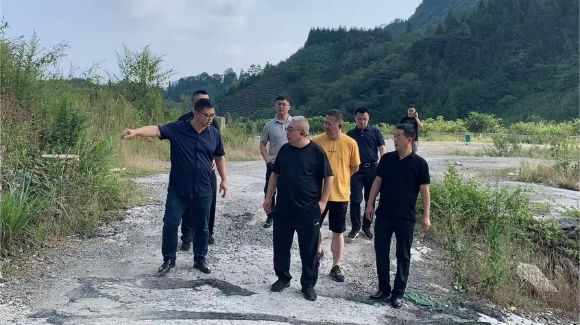 省尊龙集团领导调研峨眉山太阳村乡村振兴项目